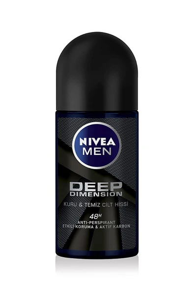 3 ADET  Nivea Roll-On Deep Dimension 50 ml ürün görseli 1