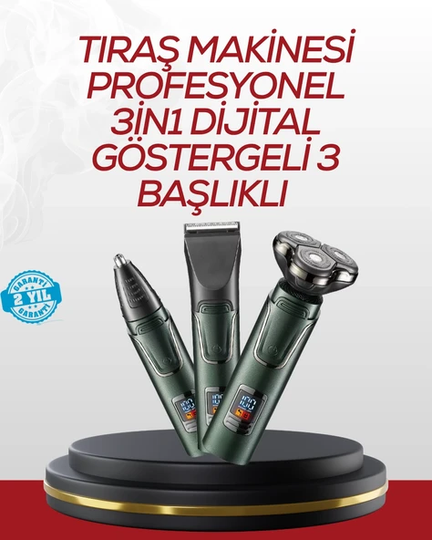 Burun, Sakal Ve Saç İçin Erkek Tıraş Cihazı ürün görseli 1