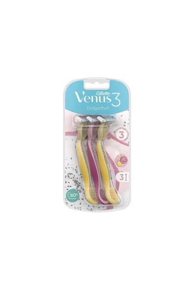 3 ADET  Gillette Venüs 3 Simply Plus Dragon Fruit 3 CT ürün görseli 1