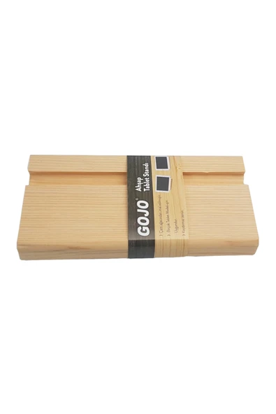 3 ADET  Gojo Ahşap Tablet Standı - Resim 2