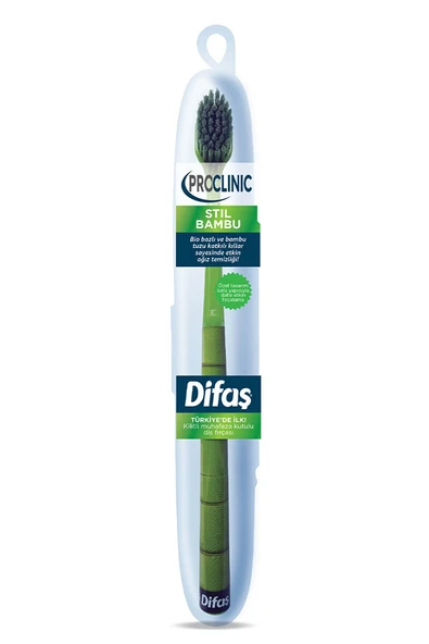 3 ADET  Difaş Diş Fırçası Proclinic Stil Bambu ürün görseli 1