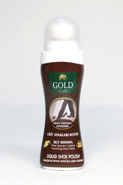 3 ADET  Goldcare Ayakkabı Boyası Likit 75 ml Kahverengi ürün görseli 1