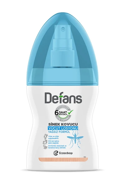 3 ADET  Detan Defans Sinek Kovucu Su Bazlı Vücut Losyonu 100 ml ürün görseli 1