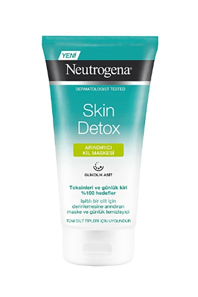 3 ADET  Neutrogena Skın Detox Arın.Kıl Maskesi 150 Ml. ürün görseli 1