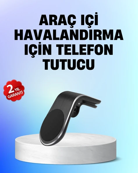 Manyetik Araç Telefon Tutucu - 360° Döner Kalorifer Petekli ürün görseli 1