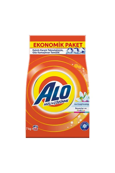 3 ADET  Alo Çamaşır Deterjanı 7 kg Renkliler + Beyazlar ürün görseli 1