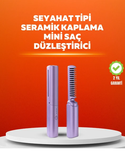 Usb Şarjlı Kablosuz Saç Düzleştirici - Seyahat Ve Günlük Kullanım ürün görseli 1