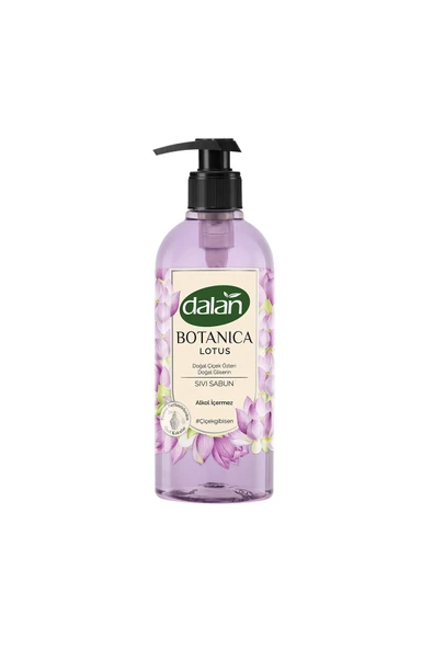 3 ADET  Dalan Sıvı Sabun Botanica Lotus 500 ml ürün görseli 1