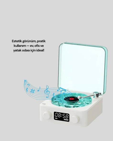 Kablosuz Bluetooth Hoparlör Mavi - Resim 5