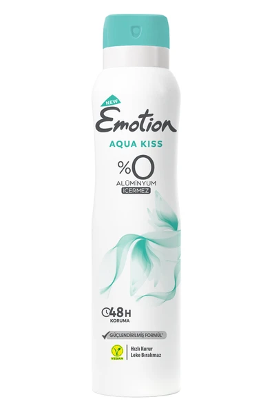 3 ADET  Emotion Deodorant Aqua Kiss 150 ml ürün görseli 1