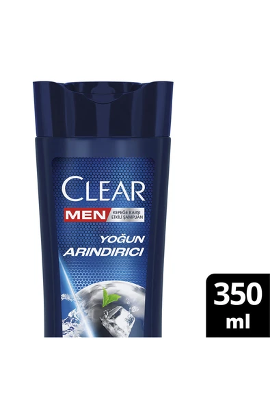 3 ADET  Clear Men Kömür Etkili Yoğun Arındırıcı Bakım Şampuan 350ml ürün görseli 1