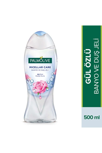 3 ADET  Palmolive Duş Jeli Micellar Care Gül Özlü 500 ml ürün görseli 1