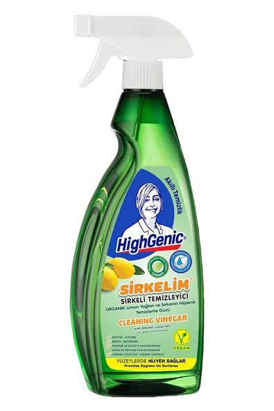 3 ADET  Highgenic Yüzey Temizleyici Sirkelim 750 ml Limon ürün görseli 1