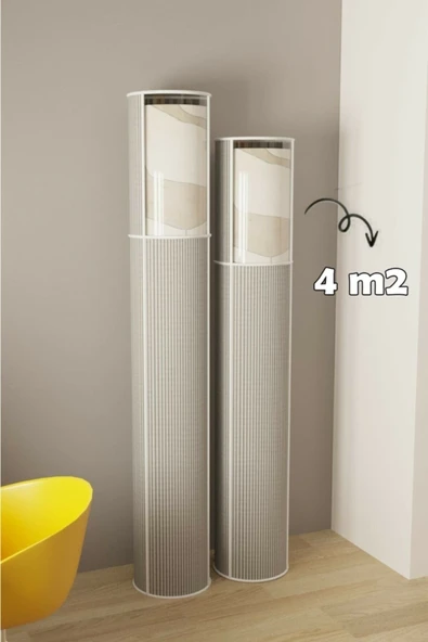 6 lı Hava Geçiren Kapasiteli, Toz Ve Nem Koruyucu Pvc Pencereli Halı Kılıfı Hurcu - 4 M² ürün görseli 1