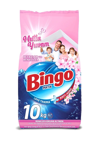 3 ADET  Bingo Çamaşır Deterjanı 10 kg Renkli Beyaz ürün görseli 1