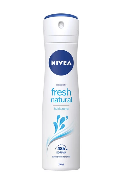 3 ADET  Nivea Deodorant Fresh Natural 150 ml ürün görseli 1