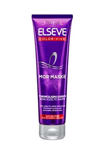 3 ADET  Elseve Saç Maskesi Mor Turunculaşma Karşıtı 150 ml ürün görseli 1