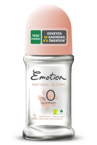 3 ADET  Emotıon Natural Bloom Roll On 50Ml ürün görseli 1