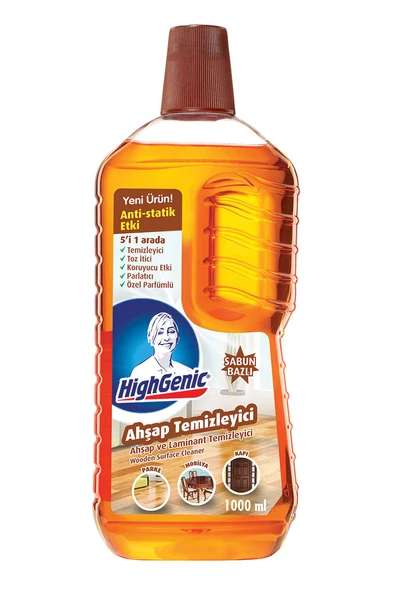 3 ADET  Highgenic Ahşap Temizleyici 1000 ml ürün görseli 1