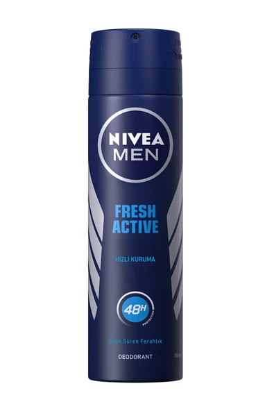 3 ADET  Nivea Deodorant Fresh Active 150 ml ürün görseli 1
