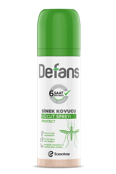 3 ADET  Detan Defans Protect Sinek Kovucu Vücut Spreyi 100 ml ürün görseli 1