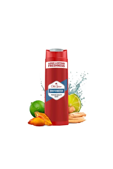 3 ADET  Old Spice Whitewater Duş Jeli 400 ml - Resim 2