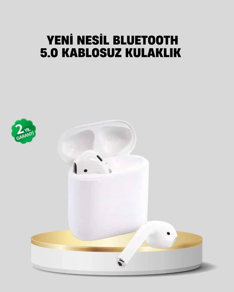 2. Nesil Bluetooth 5.0 Kablosuz Kulaklık Su Geçirmez Hd Ses ürün görseli 1