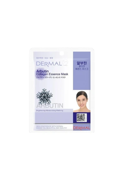 2 ADET  Dermal Arbutin Kolajen Maske - Resim 2
