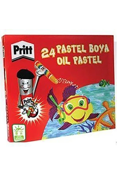 2 ADET  Pritt Pastel Boya 24'lü - Resim 2