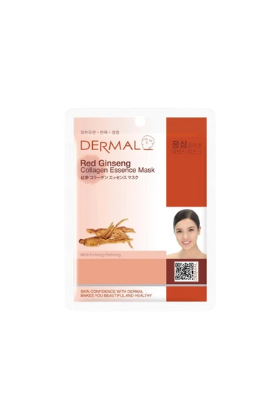 2 ADET  Dermal Kırmızı Ginseng Kolajen Maske ürün görseli 1