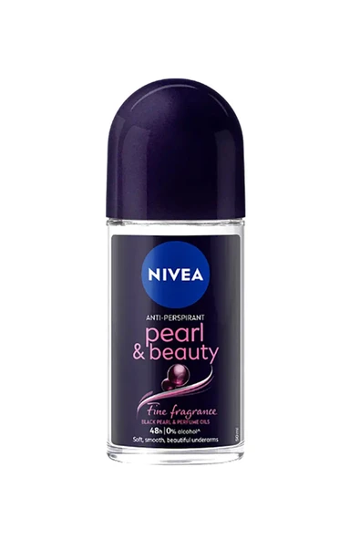 2 ADET  Nivea Roll-on 50 ml Pearl and Beauty Fine Fragrance ürün görseli 1