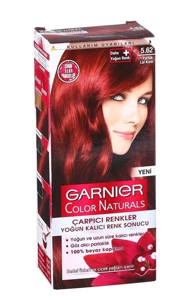2 ADET  Garnier Çarpıcı Renkler N°5.62 Parlak Lal Kızılı ürün görseli 1