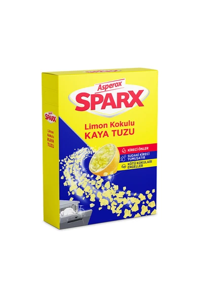 2 ADET  Asperox Sparx Bulaşık Makinesi Tuzu 1,5 Kg ürün görseli 1