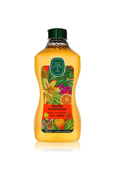 3 ADET  Eyüp Sabri Tuncer Sıvı Sabun Bodrum Mandalina 1500 ml ürün görseli 1