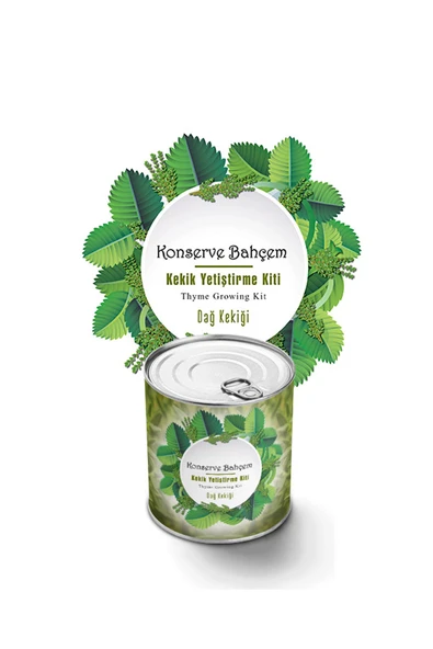 2 ADET  Konserve Kekik Yetiştirme Kiti KB007 ürün görseli 1