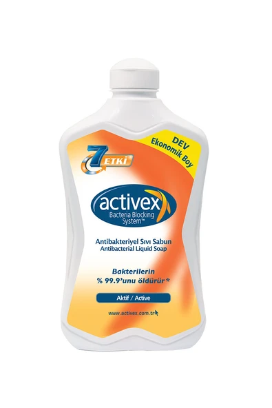 3 ADET  Activex Antibakteriyel Sıvı Sabun 1,5 L Aktif Koruma ürün görseli 1