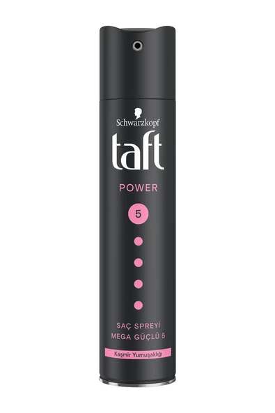 3 ADET  Taft Saç Spreyi No 5 Power Kaşmir Dokunuşu 250 ml ürün görseli 1