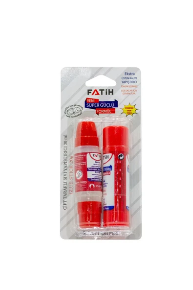 2 ADET  Fatih Glue Stick + Sıvı Yapıştırıcı 2'li ürün görseli 1