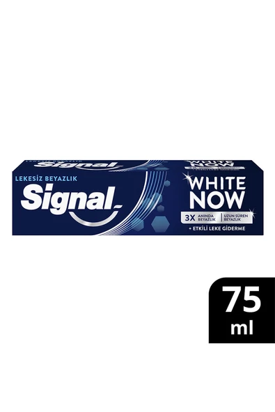 3 ADET  Signal Diş Macunu White Now 75 ml ürün görseli 1