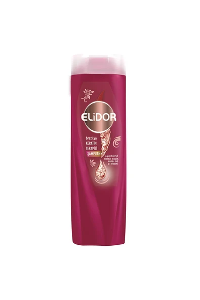 3 ADET  Elidor 400ml Şampuan Keratin - Resim 2