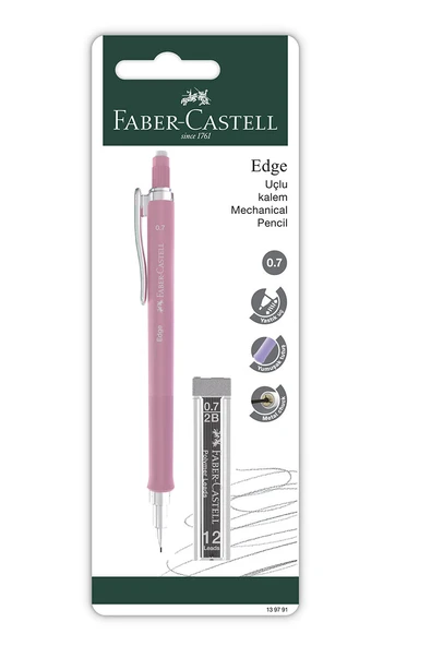 2 ADET  Faber-Castell Bls. Edge Pastel Vers.Kalem+Min Seti 0,7 ürün görseli 1