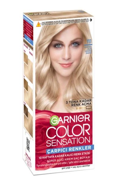2 ADET  Garnier Çarpıcı Renkler N°111 Ekstra Açık Gümüş S ürün görseli 1