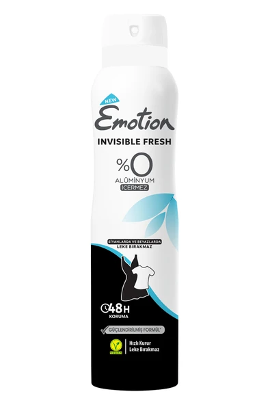 3 ADET  Emotion Deodorant Invisible Fresh 150 ml ürün görseli 1