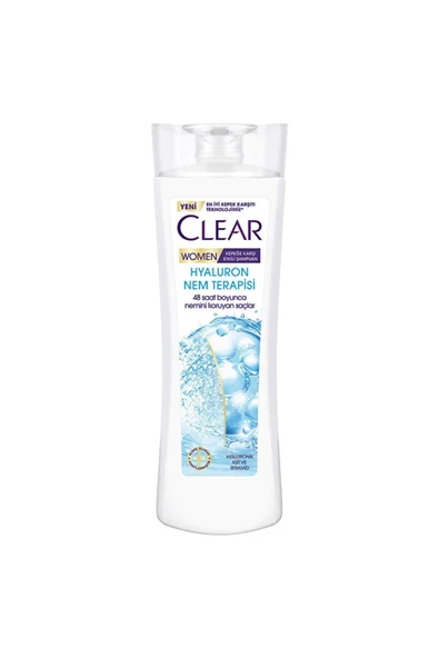 2 ADET  Clear Women Şampuan Hyaluron Nemlendirici Terapi 350 ml ürün görseli 1