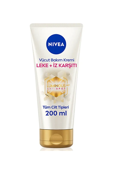 2 ADET  Nivea Luminous630 Vücut Kremi 200 ml ürün görseli 1