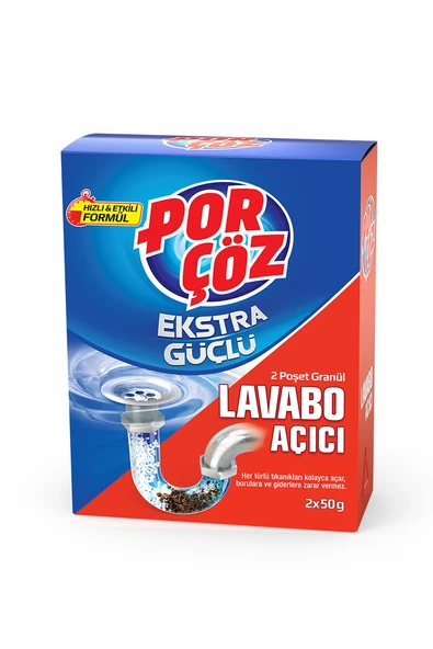 2 ADET  Porçöz Ganür Lavabo Açıcı 2*50 g ürün görseli 1