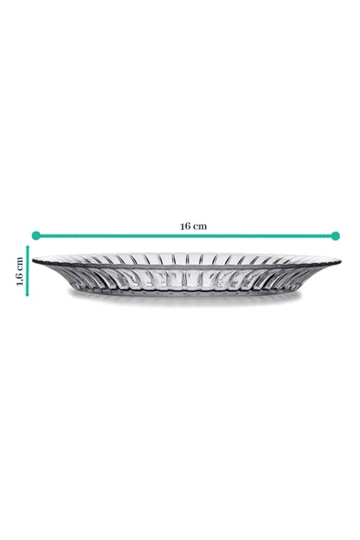 2 ADET  Paşabahçe Frezya Tatlı Tabağı 16 cm 6'lı - Resim 2