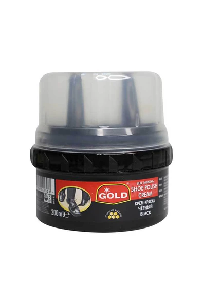 2 ADET  Gold Ayakkabı Boyası Krem 200 ml Siyah ürün görseli 1