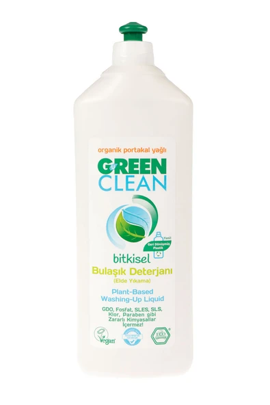 2 ADET  Green Clean Bitkisel Bulaşık Deterjanı 730 ml ürün görseli 1