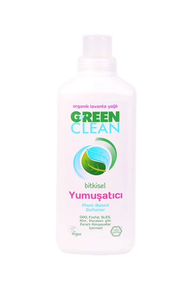 2 ADET  Green Clean Bitkisel Çamaşır Yumuşatıcısı 1000 ml ürün görseli 1